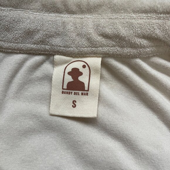 Dandy Del Mar - The Gaucho Terry Cloth Shirt - Alabaster - Picture 3 of 6